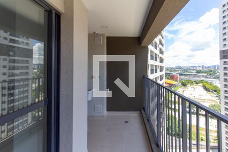 Varanda da Sala de apartamento à venda com 2 quartos, 55m² em Vila Anastácio, São Paulo