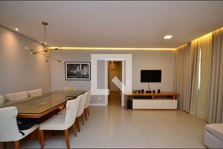 Sala ambientes de apartamento para alugar com 3 quartos, 145m² em Santo Antônio, Belo Horizonte