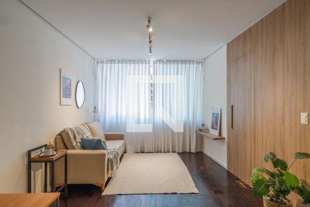 Sala de apartamento para alugar com 1 quarto, 47m² em Centro Histórico, Porto Alegre