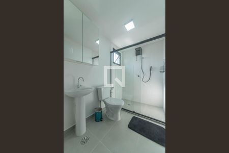 Banheiro de kitnet/studio à venda com 1 quarto, 25m² em Jardim das Acacias, São Paulo