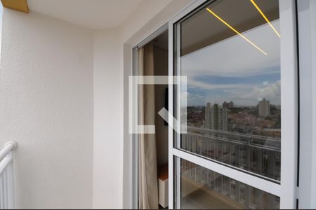 Varanda da Sala de apartamento à venda com 2 quartos, 46m² em Santa Terezinha, São Bernardo do Campo