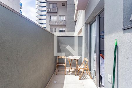 Studio à venda com 24m², 1 quarto e sem vagaVaranda
