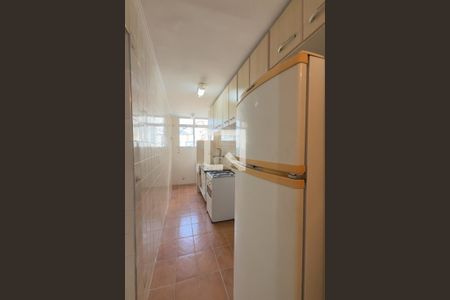 Cozinha de apartamento para alugar com 1 quarto, 40m² em Guilhermina, Praia Grande