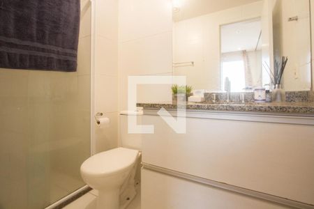 Banheiro de apartamento à venda com 1 quarto, 32m² em Santo Amaro, São Paulo