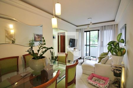 Sala de apartamento à venda com 1 quarto, 70m² em Baeta Neves, São Bernardo do Campo