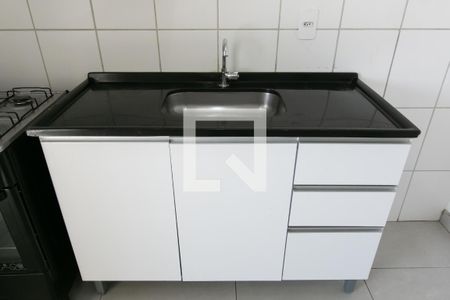 Sala - Cozinha de kitnet/studio para alugar com 1 quarto, 24m² em Vila Campanela, São Paulo