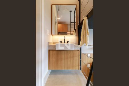 Studio para alugar com 23m², 0 quarto e sem vaga Studio para alugar com 23m², 0 quarto e sem vagaBanheiro