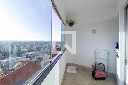 Varanda da sala de apartamento à venda com 4 quartos, 135m² em Ouro Preto, Belo Horizonte