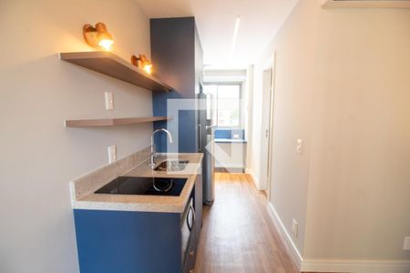 Studio à venda com 26m², 1 quarto e sem vagaCozinha