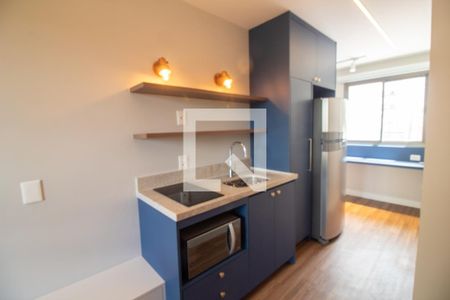 Studio à venda com 26m², 1 quarto e sem vagaCozinha
