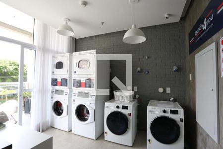Studio para alugar com 42m², 1 quarto e 1 vagaLavanderia