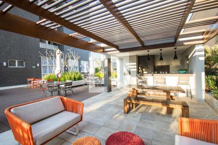 Studio para alugar com 42m², 1 quarto e 1 vaga Studio para alugar com 42m², 1 quarto e 1 vagaÁrea comum - Churrasqueira