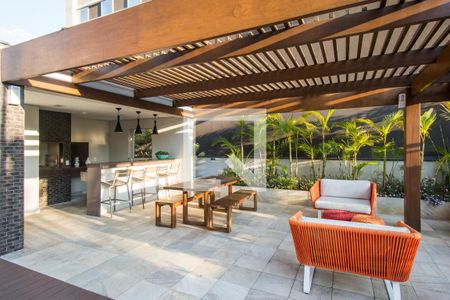 Área comum - Churrasqueira de kitnet/studio para alugar com 1 quarto, 42m² em Centro, São Bernardo do Campo