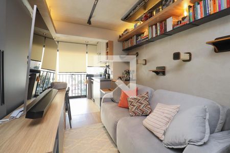 Sala/Cozinha de kitnet/studio à venda com 1 quarto, 35m² em Pinheiros, São Paulo