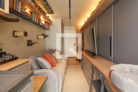 Sala/Cozinha de kitnet/studio à venda com 1 quarto, 35m² em Pinheiros, São Paulo