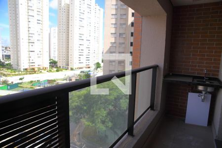 Varanda da Sala de apartamento à venda com 2 quartos, 54m² em Jardim do Mar, São Bernardo do Campo