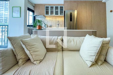 Sala de apartamento para alugar com 1 quarto, 40m² em Jardim das Bandeiras, São Paulo