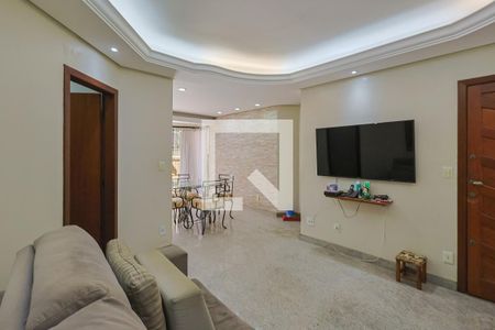 Sala de apartamento à venda com 3 quartos, 126m² em Silveira, Belo Horizonte