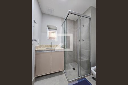 Studio para alugar com 37m², 1 quarto e sem vaga Studio para alugar com 37m², 1 quarto e sem vagaBanheiro