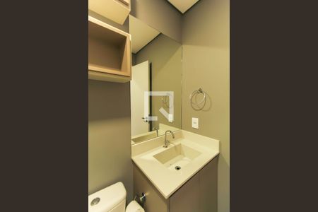 Studio para alugar com 30m², 1 quarto e sem vaga Studio para alugar com 30m², 1 quarto e sem vagaBanheiro