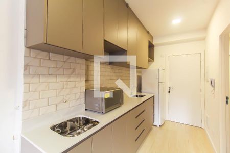 Studio para alugar com 30m², 1 quarto e sem vaga Studio para alugar com 30m², 1 quarto e sem vagaCozinha