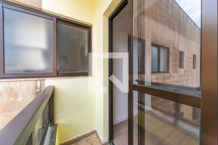 Varanda da Sala de apartamento à venda com 3 quartos, 78m² em Vila Scarpelli, Santo André