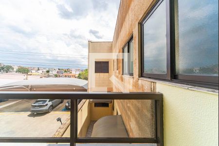 Varanda da Sala de apartamento à venda com 3 quartos, 78m² em Vila Scarpelli, Santo André