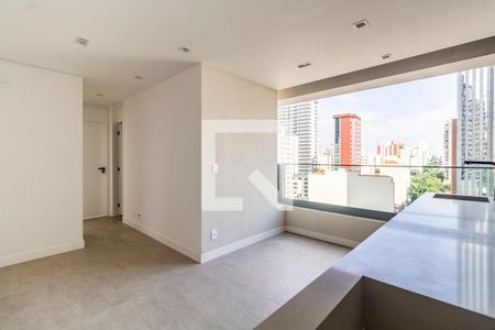 Sala/Cozinha de apartamento à venda com 2 quartos, 46m² em Pinheiros, São Paulo