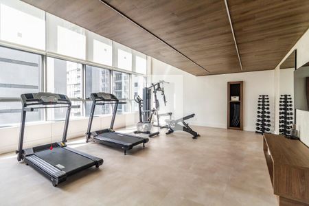 Apartamento para alugar com 46m², 2 quartos e 1 vaga Apartamento para alugar com 46m², 2 quartos e 1 vagaÁrea comum - Academia