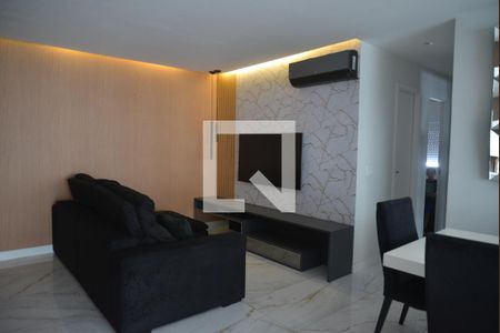 Sala de apartamento à venda com 3 quartos, 88m² em Campestre, Santo André