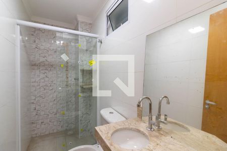 Banheiro de apartamento para alugar com 1 quarto, 28m² em Vila Dom Pedro Ii, São Paulo