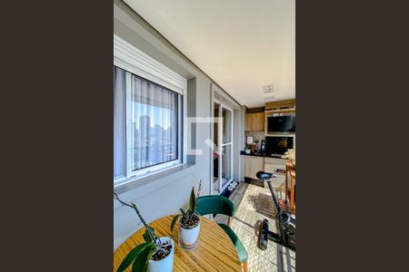 Varanda da Sala de apartamento à venda com 3 quartos, 80m² em Vila Regente Feijó, São Paulo