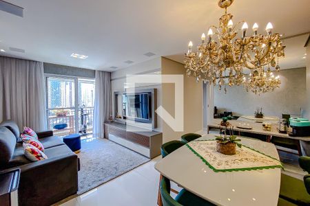 Sala de apartamento à venda com 3 quartos, 80m² em Vila Regente Feijó, São Paulo