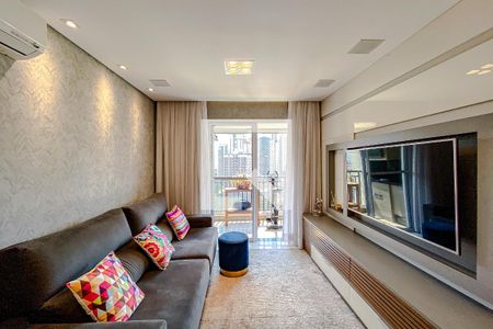 Sala de apartamento à venda com 3 quartos, 80m² em Vila Regente Feijó, São Paulo