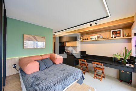 Sala/Quarto de kitnet/studio à venda com 1 quarto, 26m² em Mirandópolis, São Paulo