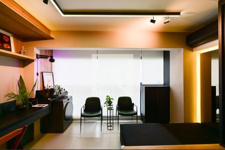 Sala/Quarto de kitnet/studio à venda com 1 quarto, 26m² em Mirandópolis, São Paulo