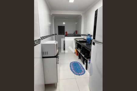 Cozinha de apartamento para alugar com 2 quartos, 92m² em Vila Caiçara, Praia Grande