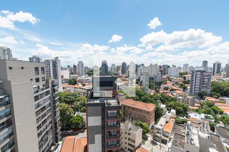 Vista da varanda de kitnet/studio à venda com 1 quarto, 22m² em Vila Mariana, São Paulo