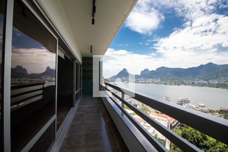 Varanda da Sala de apartamento à venda com 4 quartos, 279m² em Lagoa, Rio de Janeiro