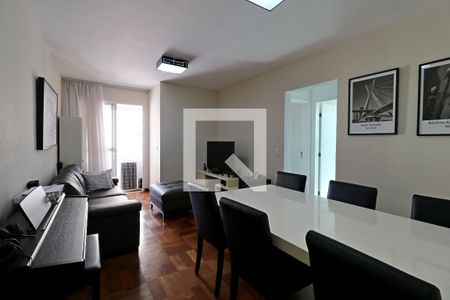 Sala de apartamento para alugar com 2 quartos, 62m² em Jardim, Santo André