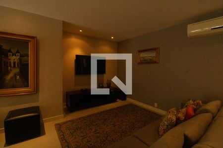 Sala de TV de apartamento à venda com 5 quartos, 784m² em Barra da Tijuca, Rio de Janeiro