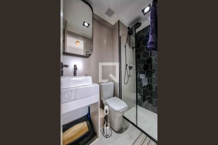 Studio à venda com 28m², 1 quarto e sem vaga Studio à venda com 28m², 1 quarto e sem vagaBanheiro