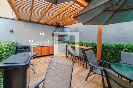 Studio à venda com 28m², 1 quarto e sem vaga Studio à venda com 28m², 1 quarto e sem vagaÁrea comum - Churrasqueira