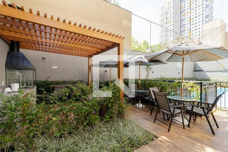 Studio à venda com 28m², 1 quarto e sem vaga Studio à venda com 28m², 1 quarto e sem vagaÁrea comum - Churrasqueira