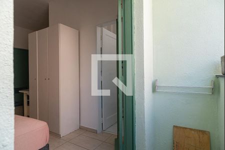 Varanda da Sala/Quarto de kitnet/studio para alugar com 1 quarto, 32m² em Centro Histórico de São Paulo, São Paulo