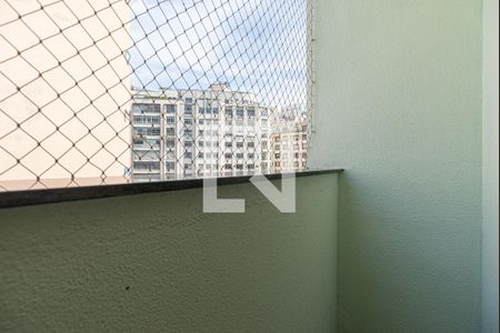Varanda da Sala/Quarto de kitnet/studio para alugar com 1 quarto, 32m² em Centro Histórico de São Paulo, São Paulo