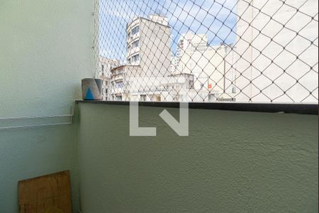 Varanda da Sala/Quarto de kitnet/studio para alugar com 1 quarto, 32m² em Centro Histórico de São Paulo, São Paulo