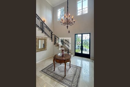 Hall de entrada de casa de condomínio à venda com 4 quartos, 614m² em Residencial Morada dos Lagos, Barueri
