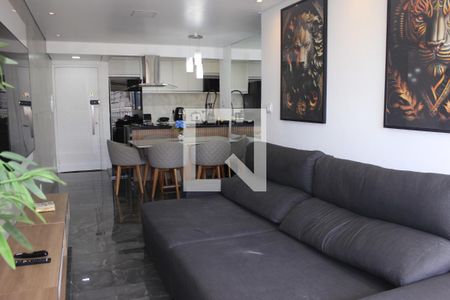 Sala de apartamento à venda com 3 quartos, 77m² em Vila Rosalia, Guarulhos