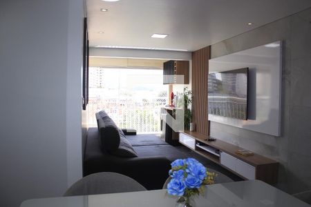 Sala de apartamento à venda com 3 quartos, 77m² em Vila Rosalia, Guarulhos